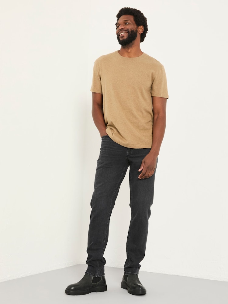 Fat Face Washed Black Slim Fit Slim Fit Jeans