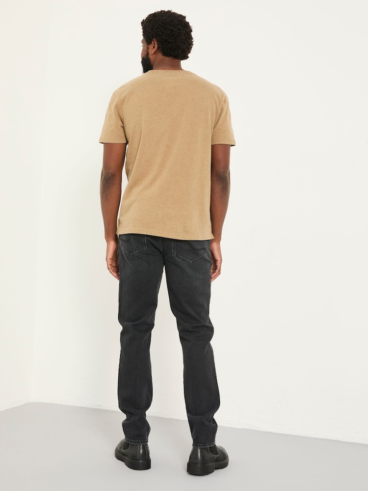 Fat Face Washed Black Slim Fit Slim Fit Jeans