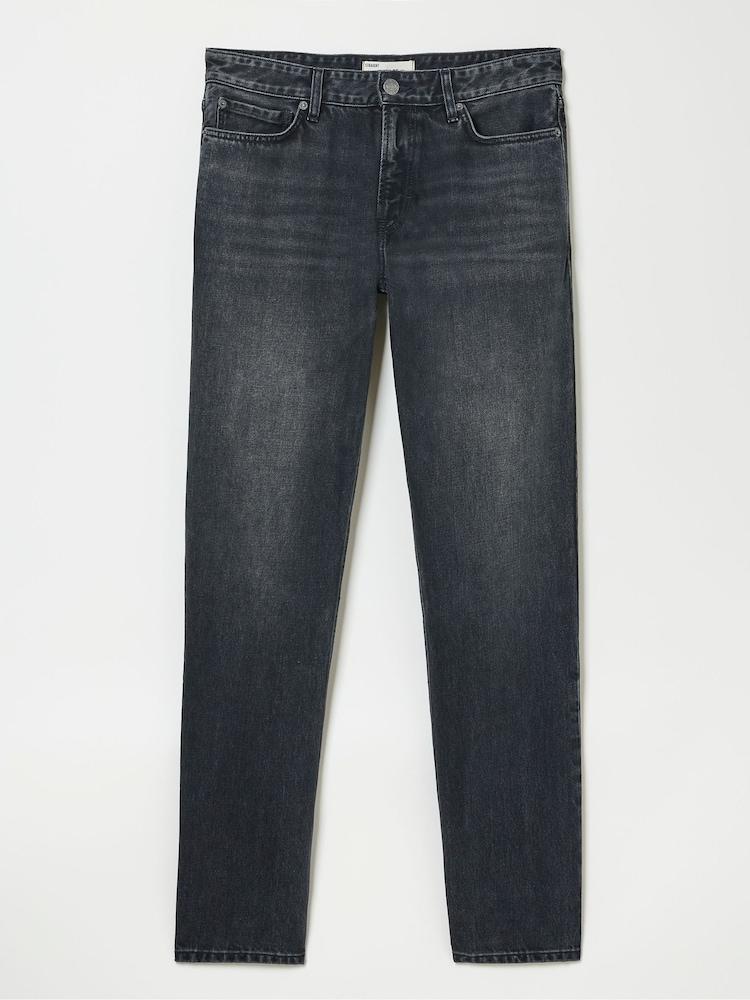 fat face Washed Black Straight Fit Jeans