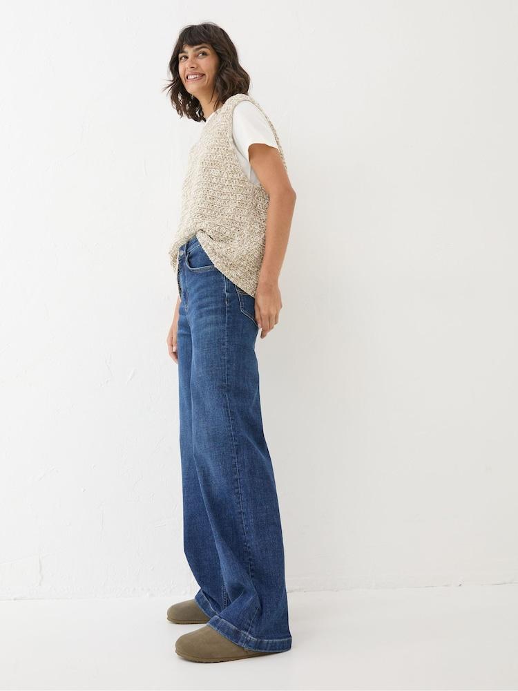 fat face Welling Blue Wide Leg Jeans
