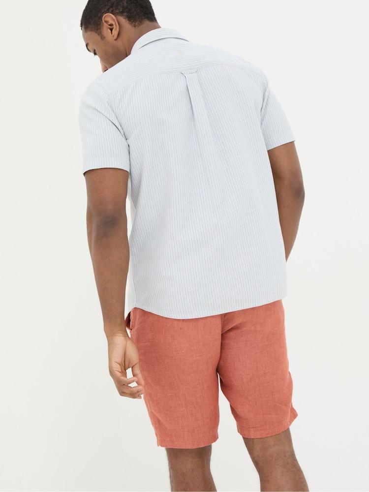 Fat Face Whaley Blue Stripe Shirt