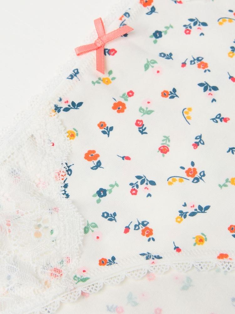 fat face White Floral Mini Knickers