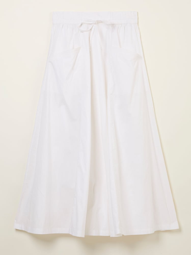 fat face White Sulli Poplin Skirt
