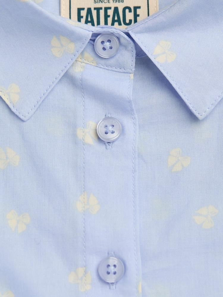 fat face Whitney Chambray Blue Bows Shirt
