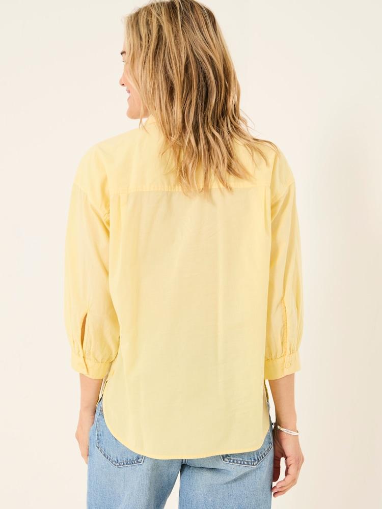 Fat Face Whitney Light Yellow Shirt