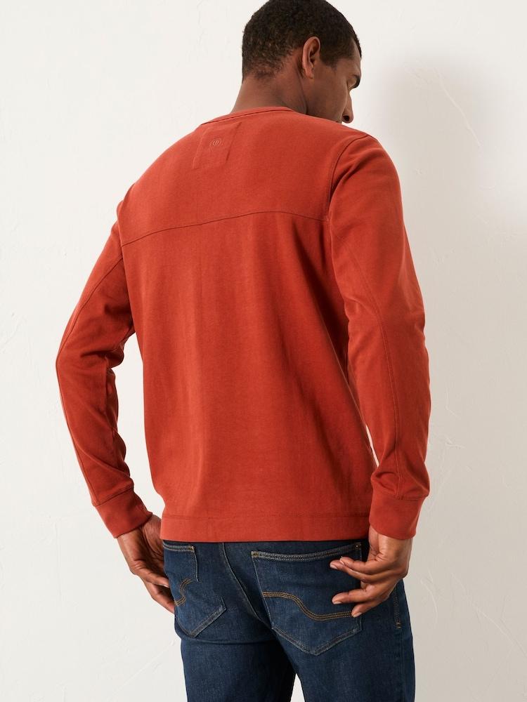Fat Face Wilman Terracotta Crew Sweat