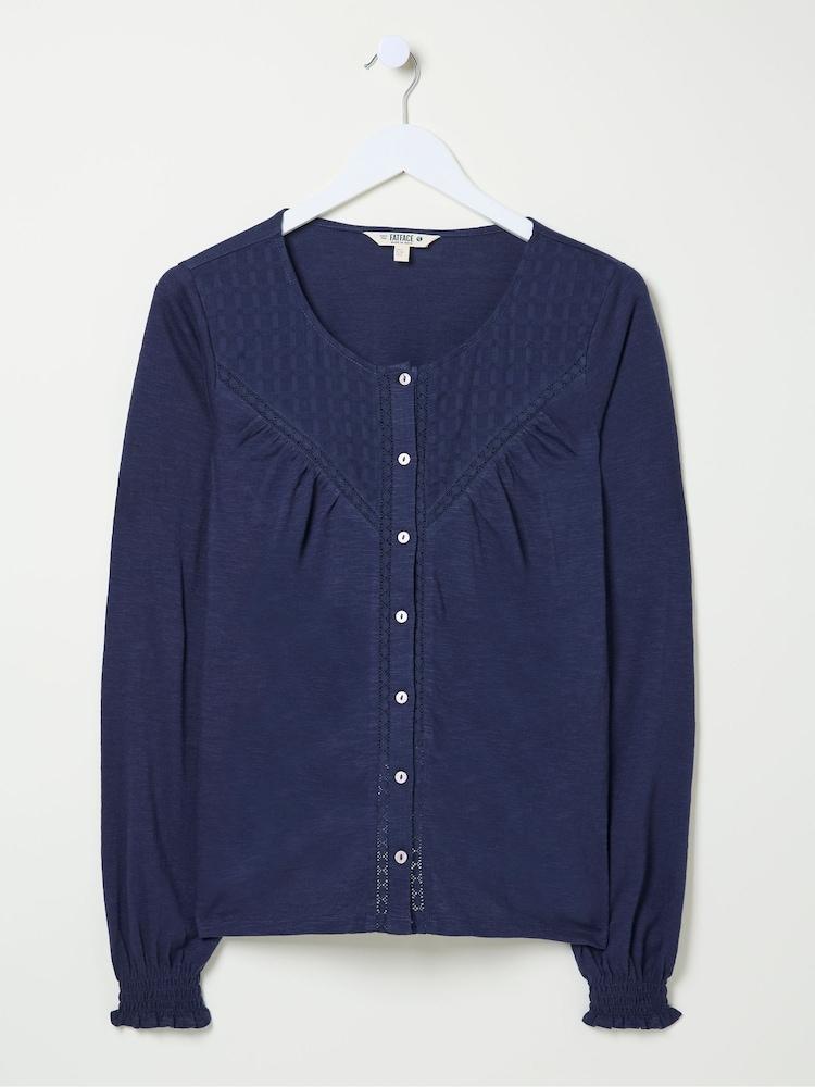 fat face Wren Blue Top