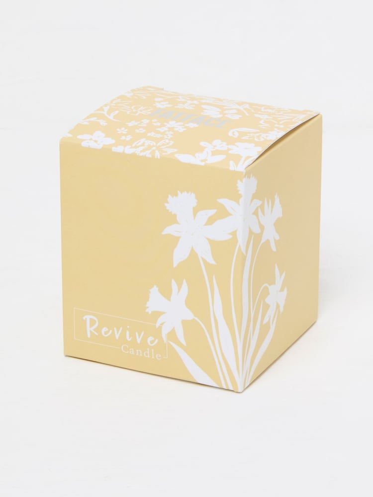 Fat Face Yellow Scented Candle