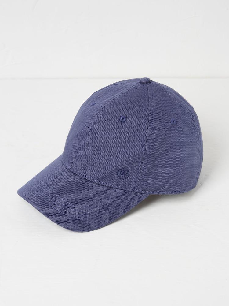 Fat Face French Navy 100% Cotton Canvas Baseball Cap