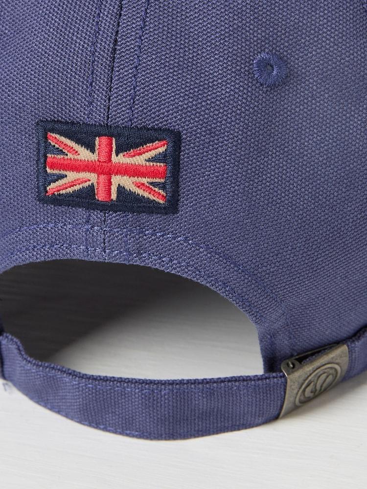 fat face French Navy 100% Cotton Canvas Baseball Cap