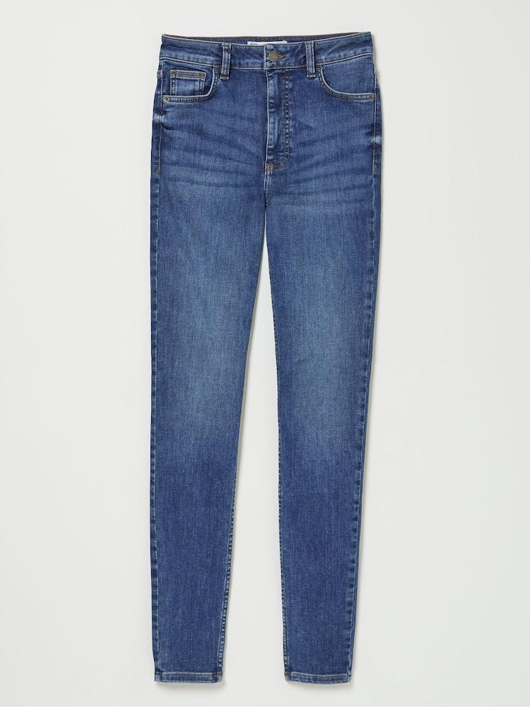 fat face Harlow Dark Vintage Blue Highwaist Skinny Jeans