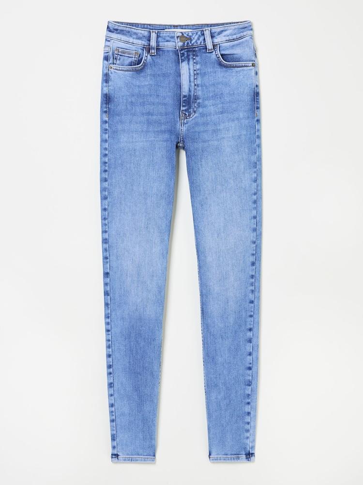 fat face Harlow Light Vintage Blue Highwaist Skinny Jeans