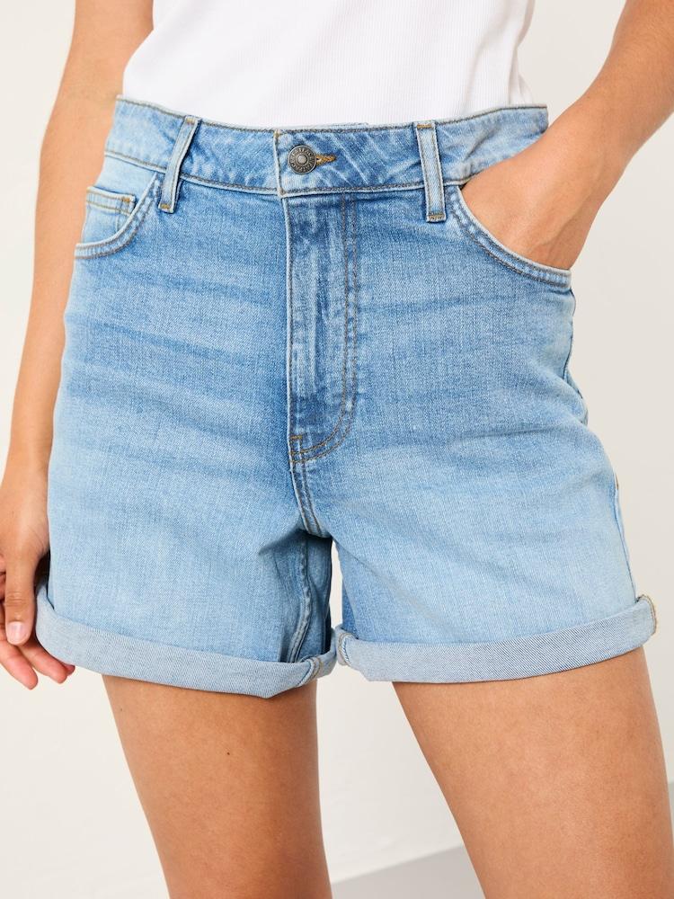 Fat Face Harlyn Light Blue Denim Harlyn Denim Shorts