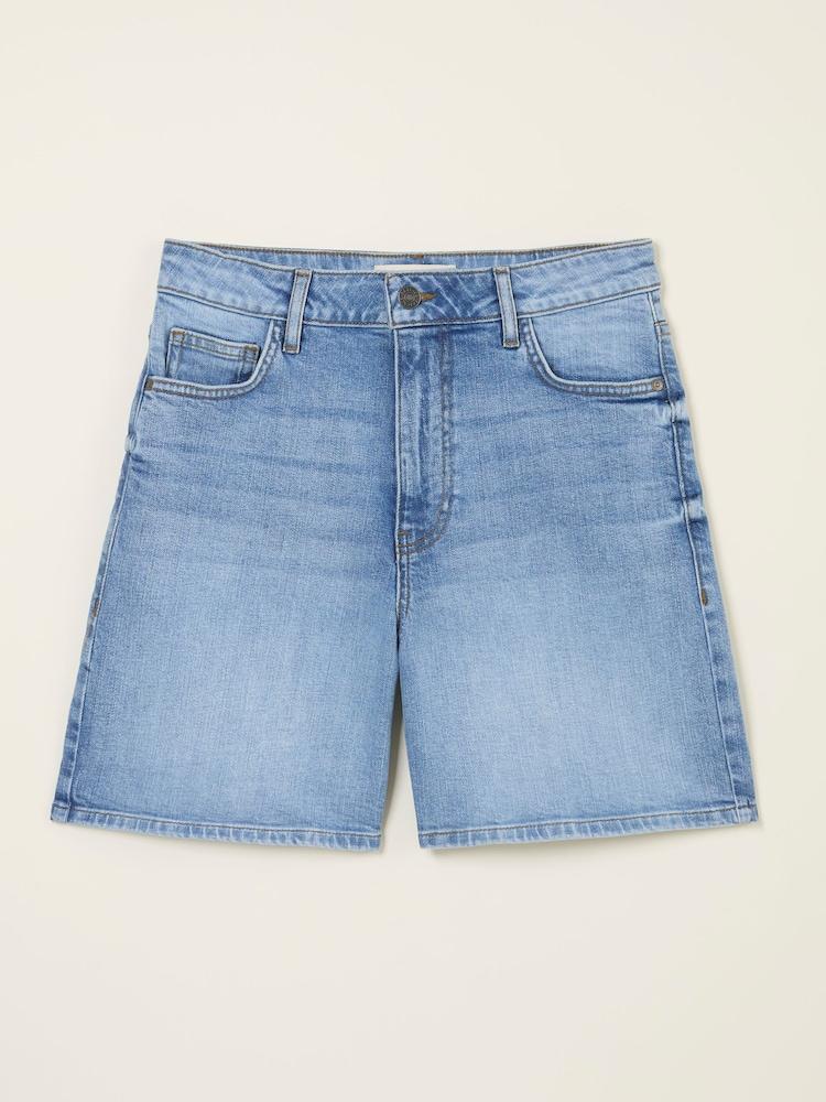 fat face Harlyn Light Blue Denim Harlyn Denim Shorts