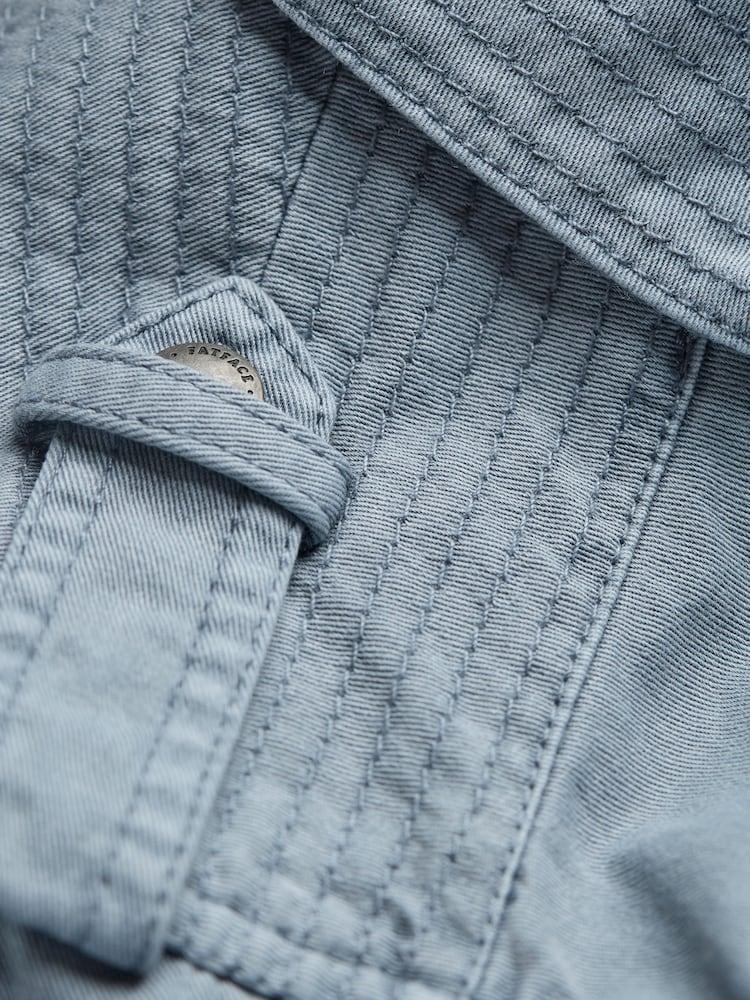 fat face Lowen Chambray Blue 100% Cotton Field Jacket