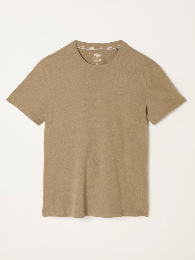 fat face Lulworth Dark Natural Short Sleeve T-Shirt