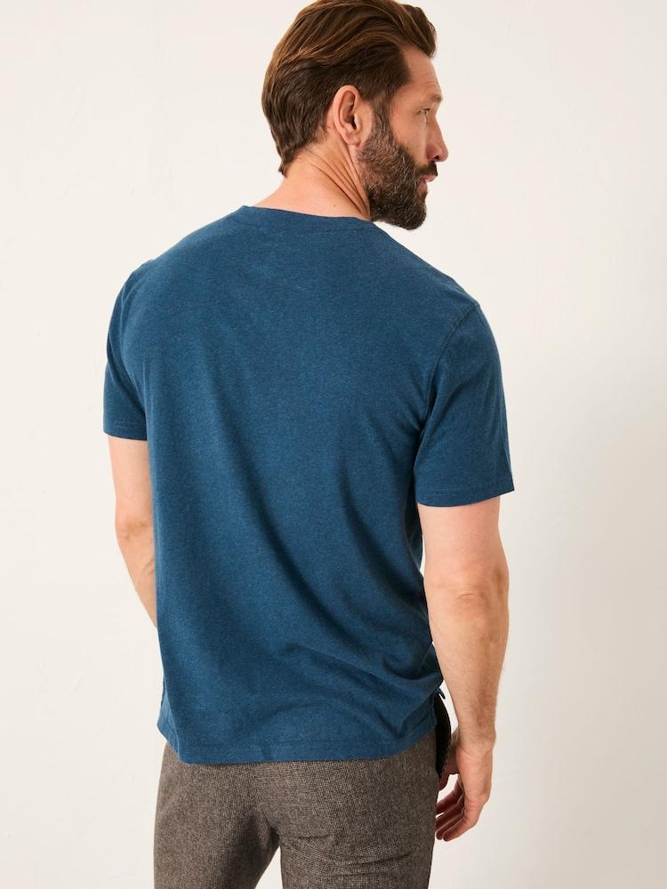 Fat Face Lulworth Dark Teal Blue Short Sleeve T-Shirt