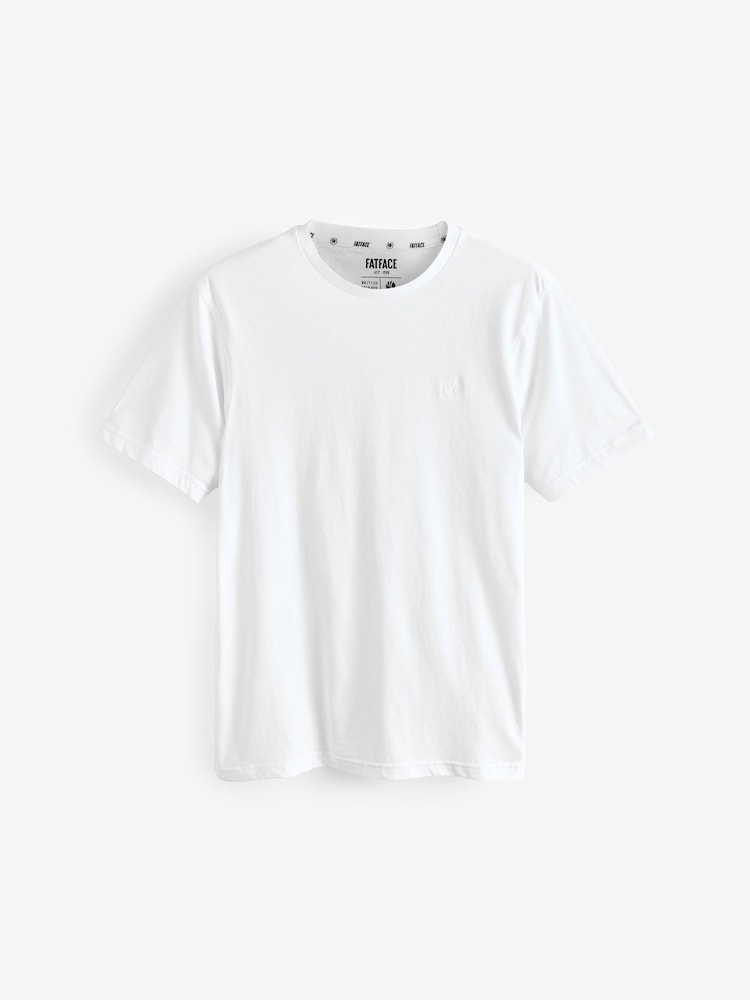 Fat Face Navy 100% Cotton Short Sleeve T-Shirts 3 Pack