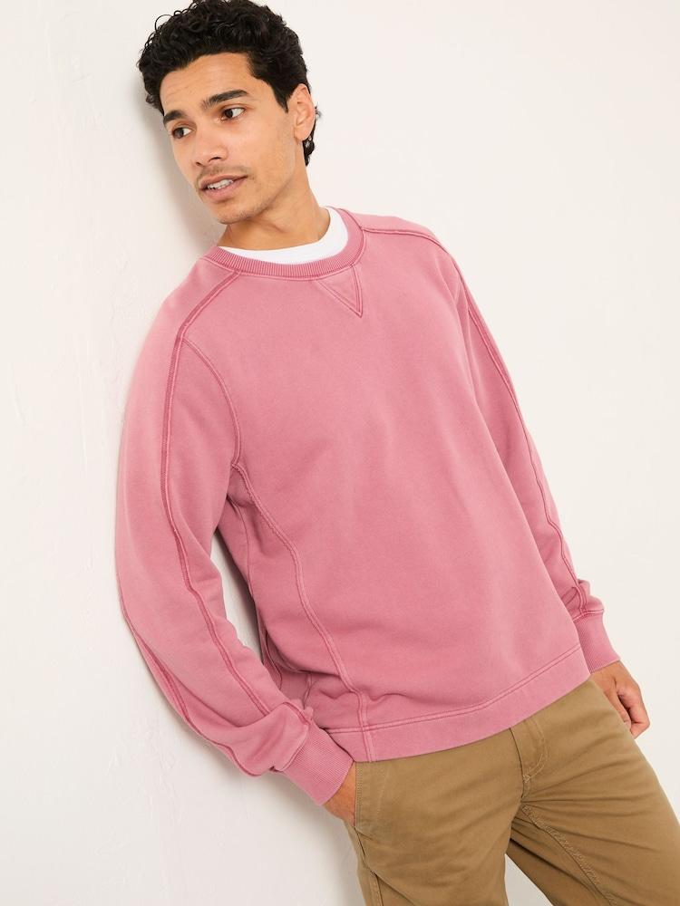 Fat Face Otterton Heather Purple Crew Neck Sweatshirt