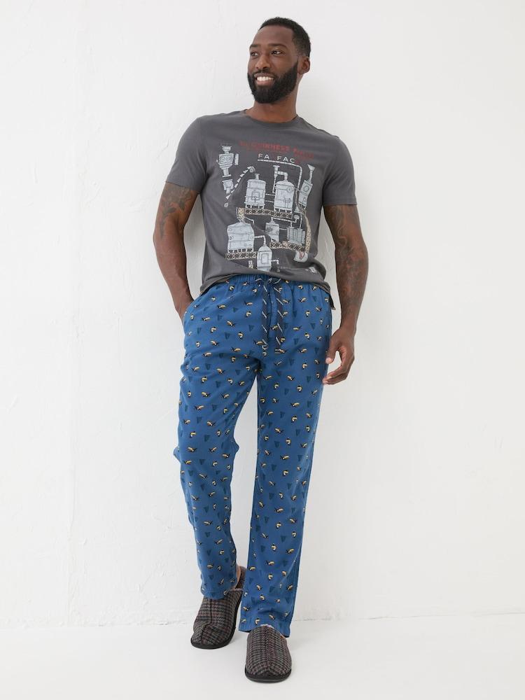 Fat Face Washed Black Guinness Process 100% Cotton T-Shirt