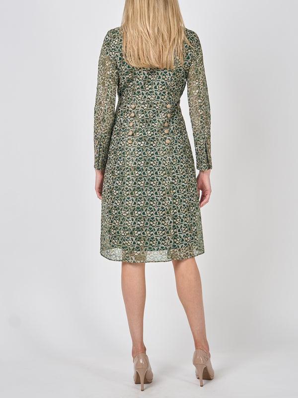 Favourbrook Belgravia Coat Forest Green Witham Silk Organza