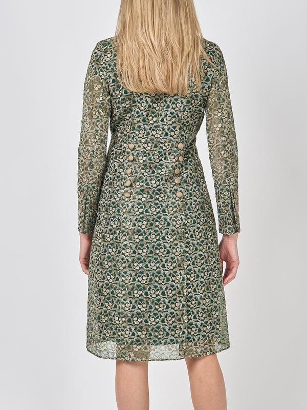 Favourbrook Belgravia Coat Forest Green Witham Silk Organza