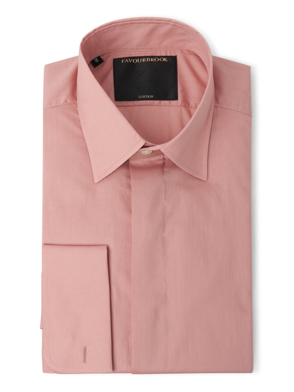 favourbrook Blush Pink Stanfield Cotton Gatsby Shirt