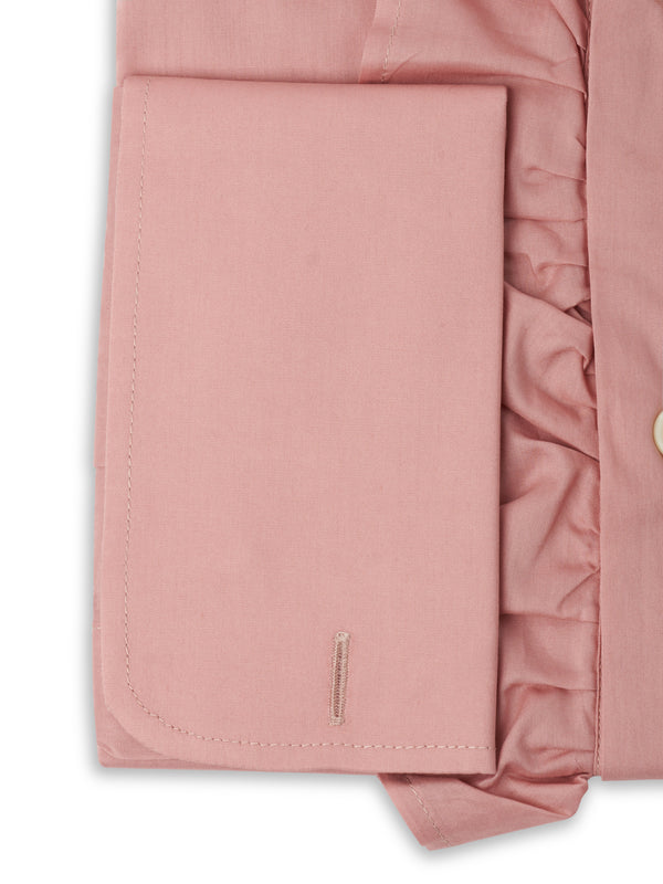 Favourbrook Blush Pink Stanfield Cotton Large Frill Shirt