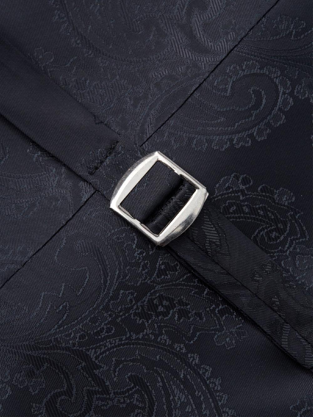 Favourbrook Burgundy Vincent Wool Single Breasted Waistcoat