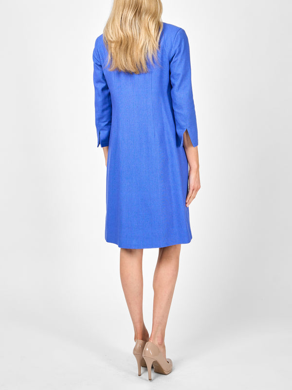 Favourbrook Chelsea Coat Cobalt Katmandu Silk Tasar