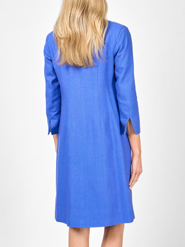 Favourbrook Chelsea Coat Cobalt Katmandu Silk Tasar