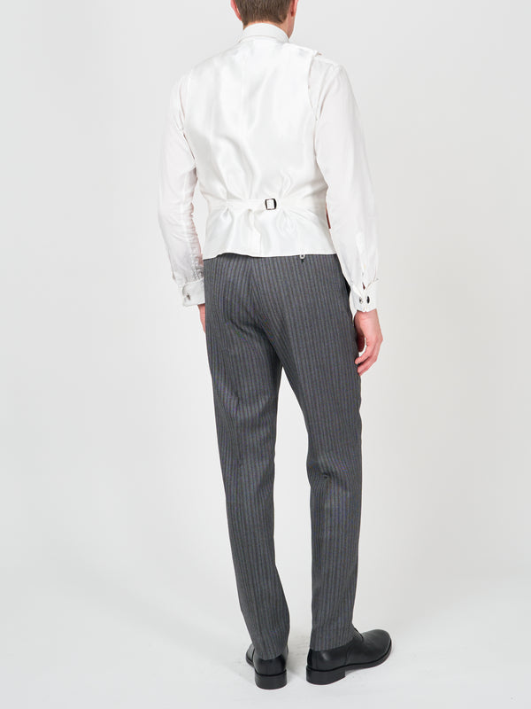 Favourbrook Coral Culcross Linen Double Breasted Waistcoat