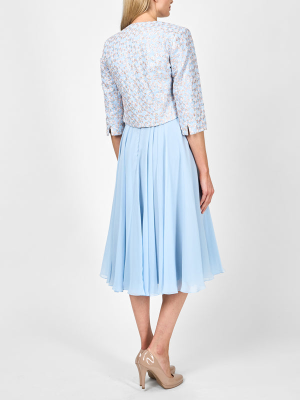 Favourbrook Davina Jacket Pale Blue Cosgrove Crease Resist Linen