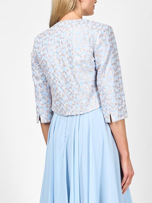 Favourbrook Davina Jacket Pale Blue Cosgrove Crease Resist Linen