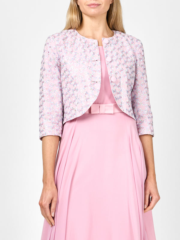 Favourbrook Davina Jacket Pale Pink Cosgrove Crease Resist Linen