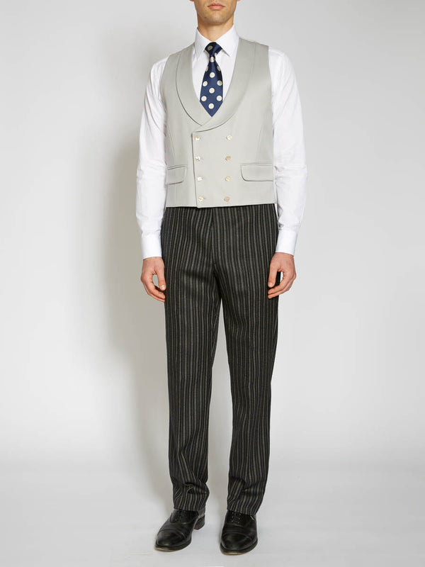 Favourbrook Dukes Dove Grey Double Breasted Waistcoat