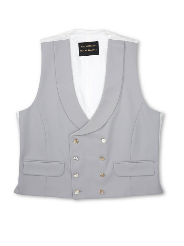 Favourbrook Dukes Dove Grey Double Breasted Waistcoat