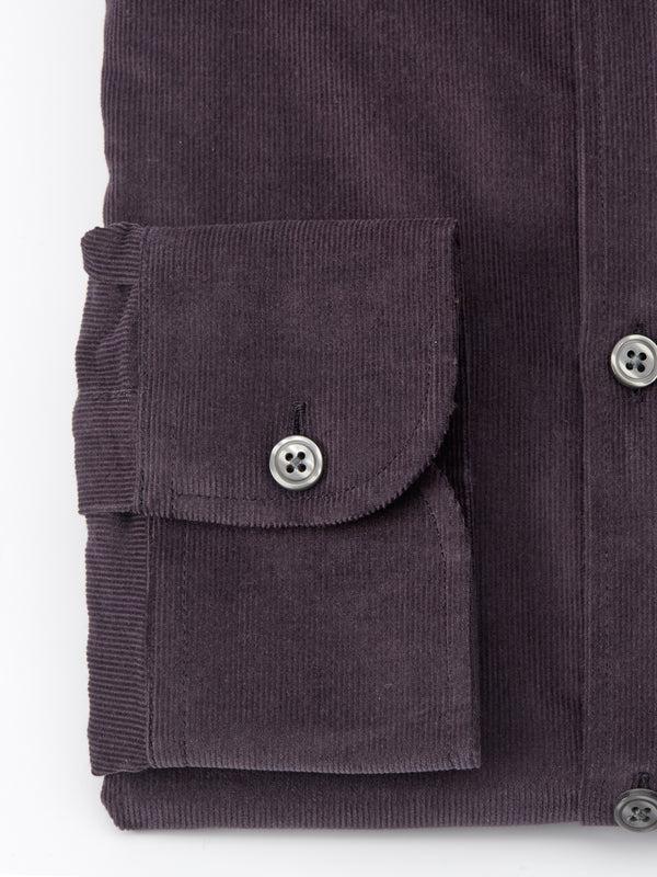 Favourbrook Aubergine Mersey Cord Burlington Shirt