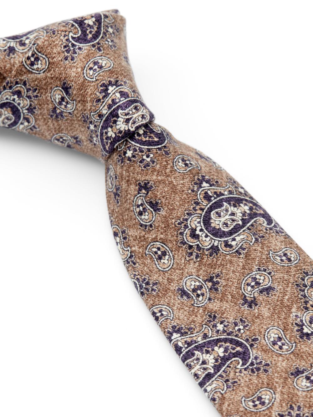 Favourbrook Beige Hoyland Silk Tie