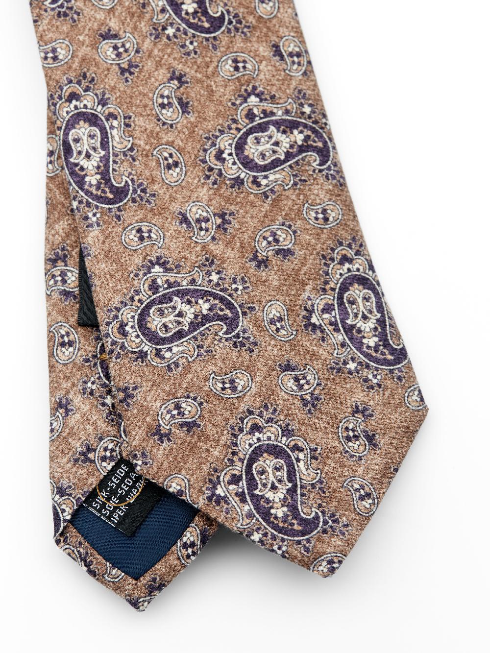 Favourbrook Beige Hoyland Silk Tie