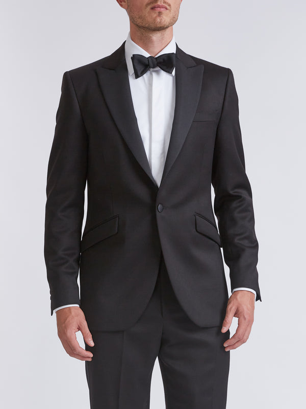 Favourbrook Black Hampton Wool Dinner Jacket