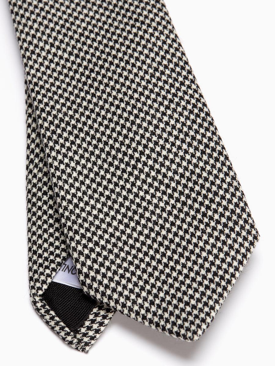 Favourbrook Black Houndstooth Tie
