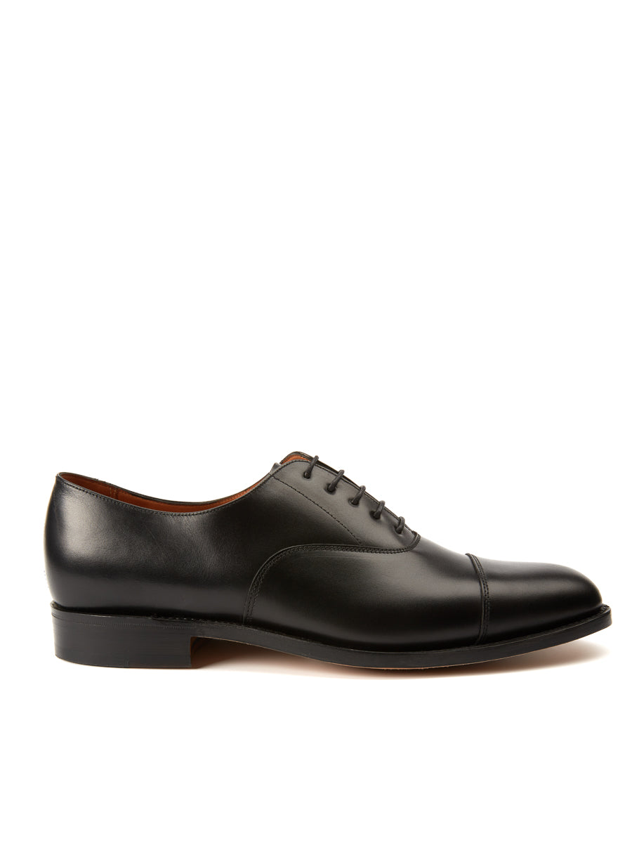 Favourbrook Black Oxford Leather Shoes