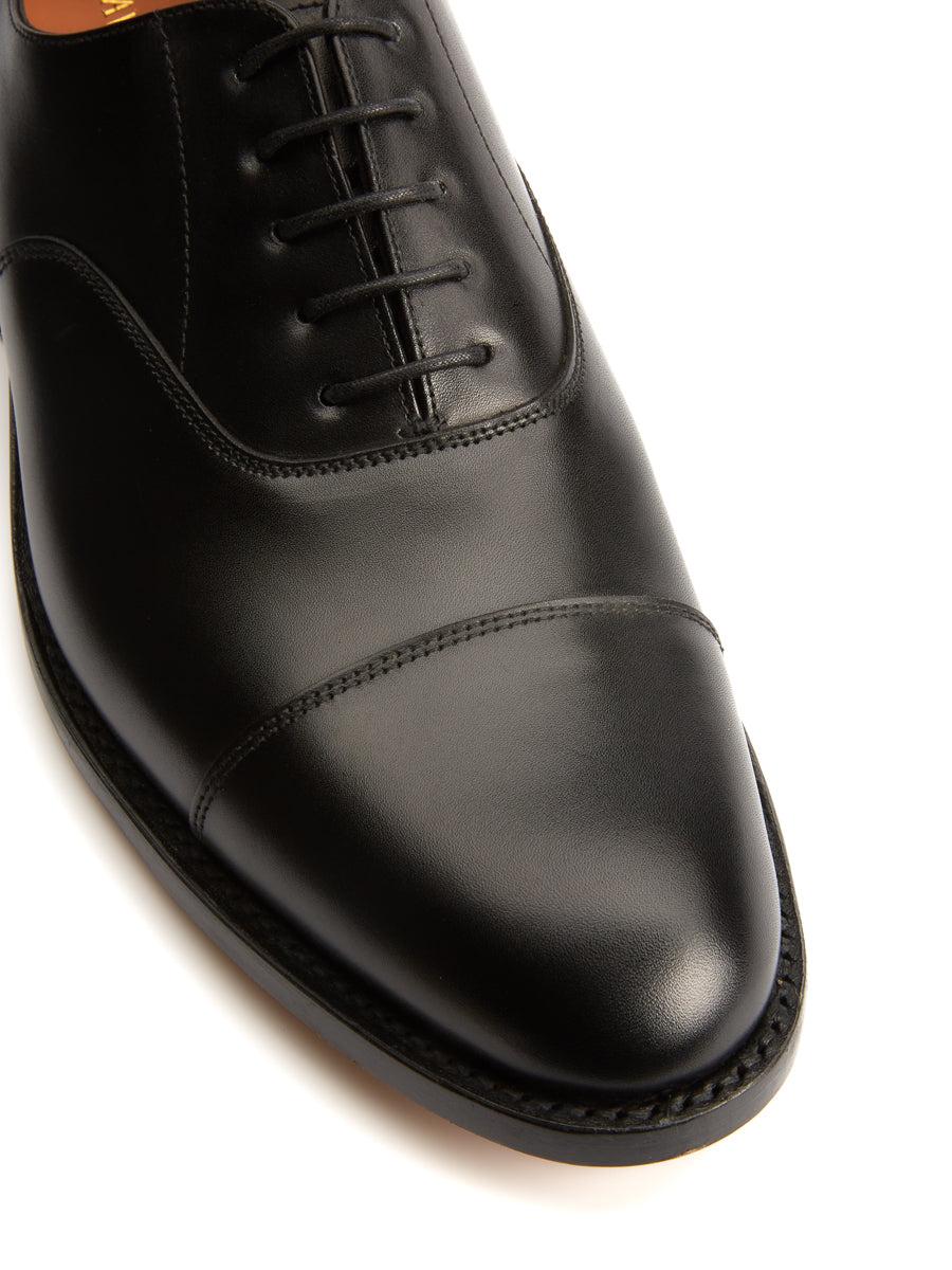 Favourbrook Black Oxford Leather Shoes