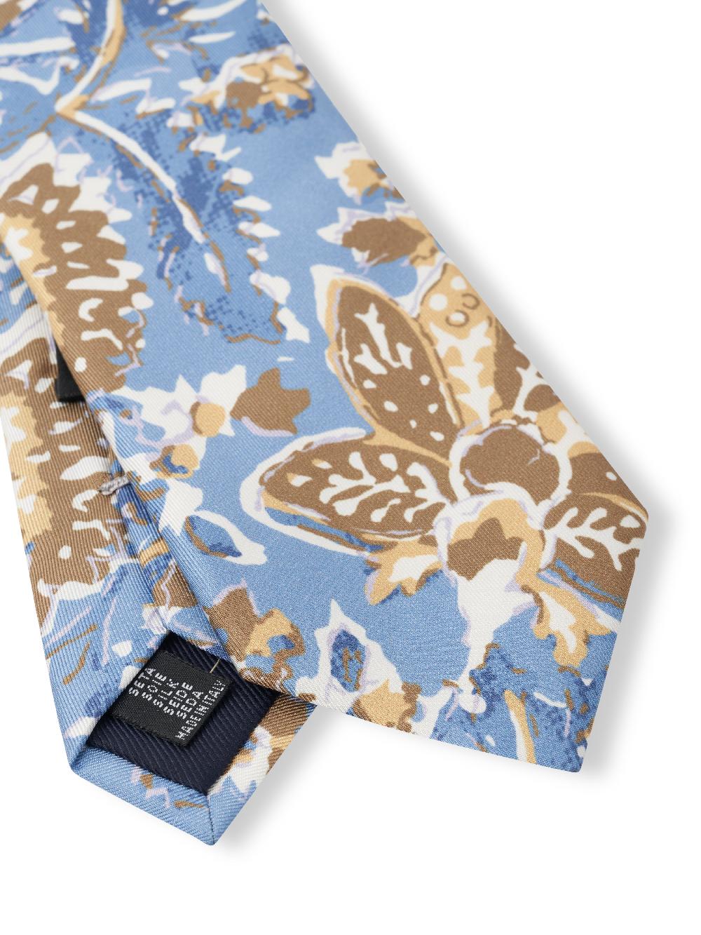 Favourbrook Blue Charleston Silk Tie