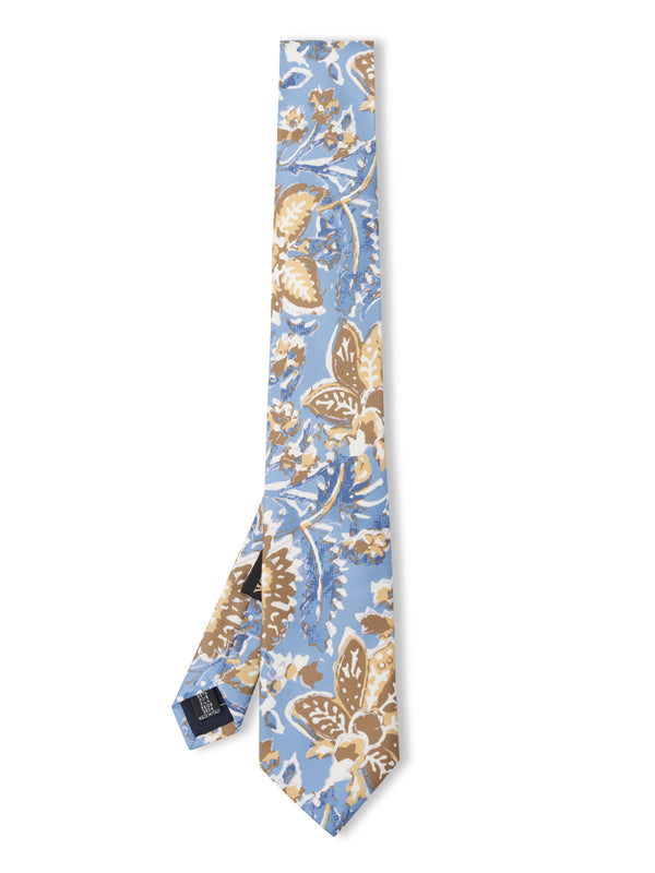 favourbrook Blue Charleston Silk Tie