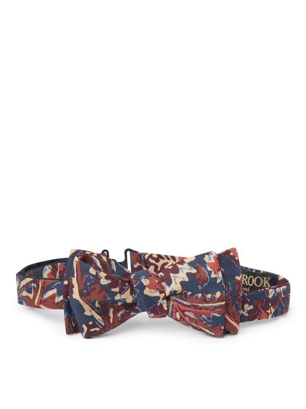 favourbrook Blue / Purple Charleston Silk Bow Tie