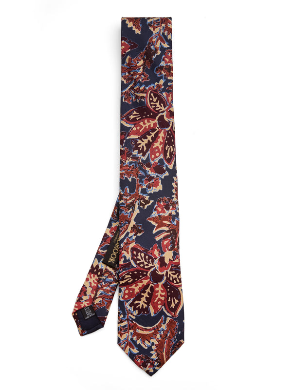 favourbrook Blue / Purple Charleston Silk Tie