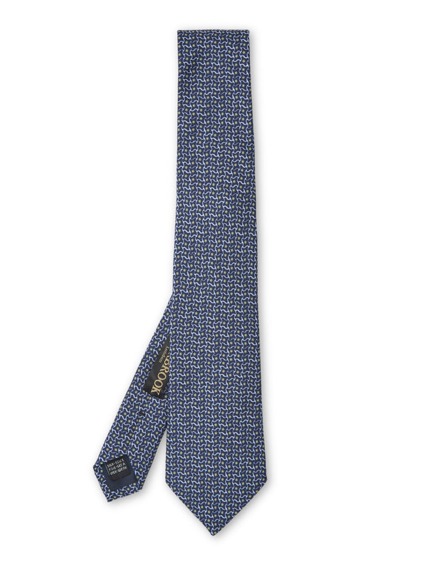 favourbrook Blue Sandham Silk Tie