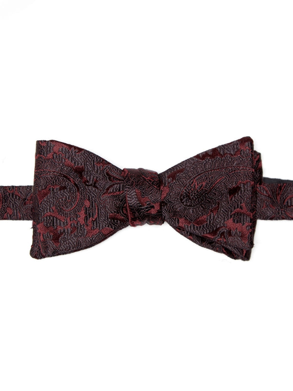 Favourbrook Burgundy Albert Silk Bow Tie
